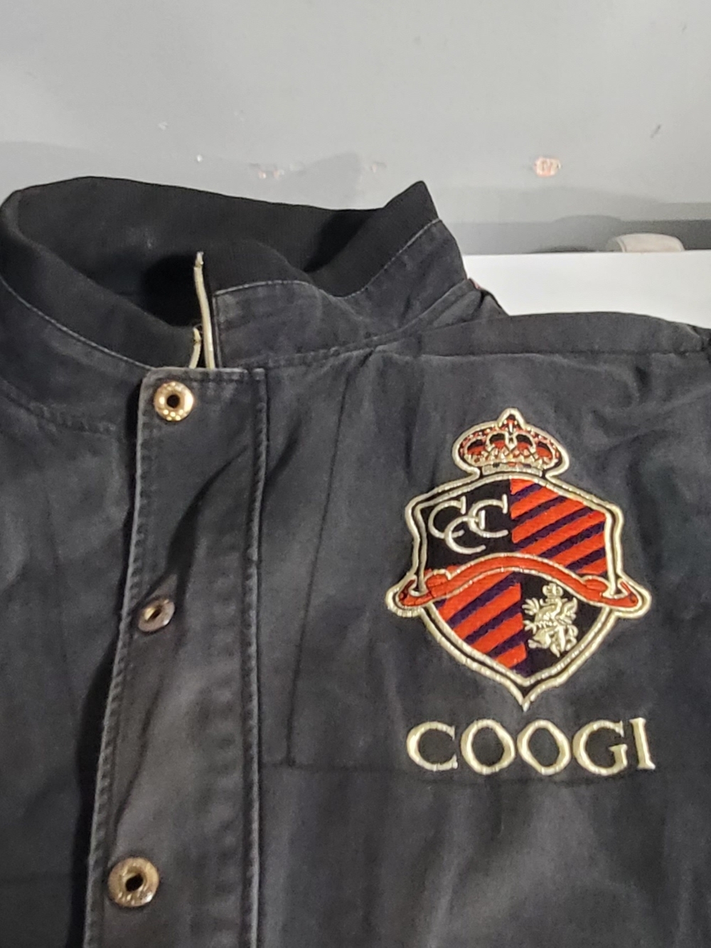 Coogi Men’s Black Crest Jacket